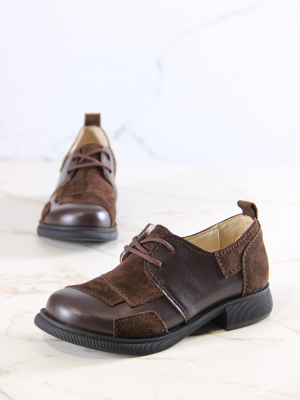 Туфли коричневые