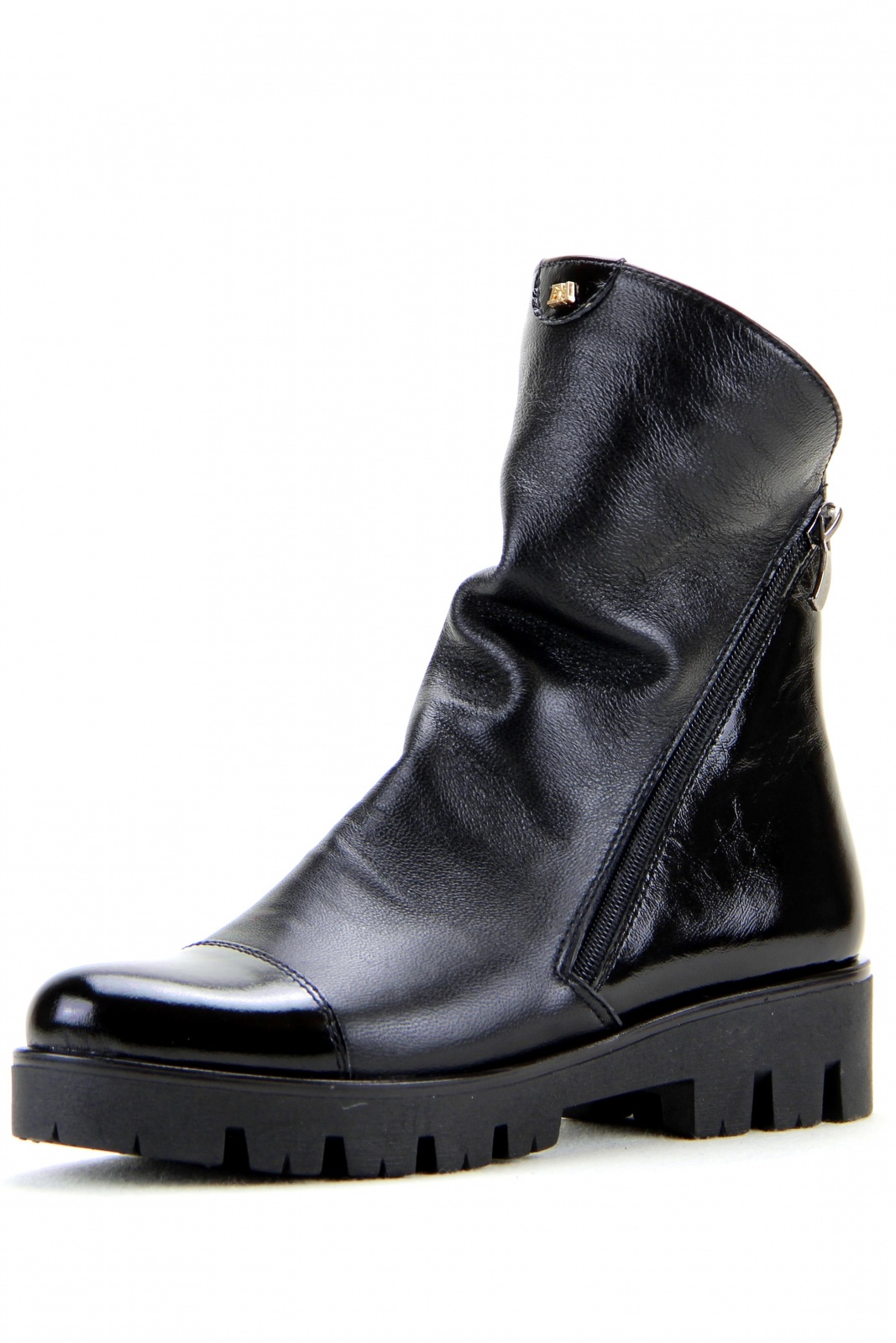 Ботинки кожаные черные
